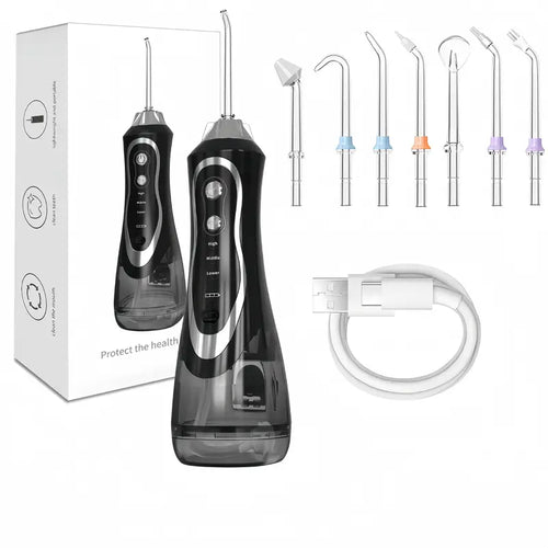 Water Flosser Tooth Picker - 3 Modes Of Dental Oral Irrigator, Portable & Rechargeable Personal Orthodontic Supply Water Tooth Cleaner Choose For Home Travel