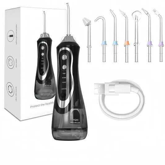 Water Flosser Tooth Picker - 3 Modes Of Dental Oral Irrigator, Portable & Rechargeable Personal Orthodontic Supply Water Tooth Cleaner Choose For Home Travel