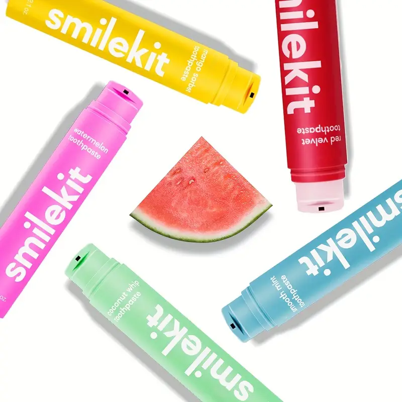 Fruit-Flavored Toothpaste Series - 2.1oz, Deep Clean & Fresh Breath, Mint Flavor, Portable Oral Hygiene for Travel, Office, Camping, and Daily Use