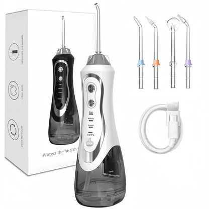 Water Flosser Tooth Picker - 3 Modes Of Dental Oral Irrigator, Portable & Rechargeable Personal Orthodontic Supply Water Tooth Cleaner Choose For Home Travel