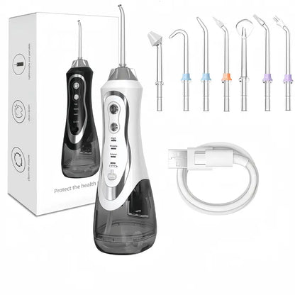 Water Flosser Tooth Picker - 3 Modes Of Dental Oral Irrigator, Portable & Rechargeable Personal Orthodontic Supply Water Tooth Cleaner Choose For Home Travel