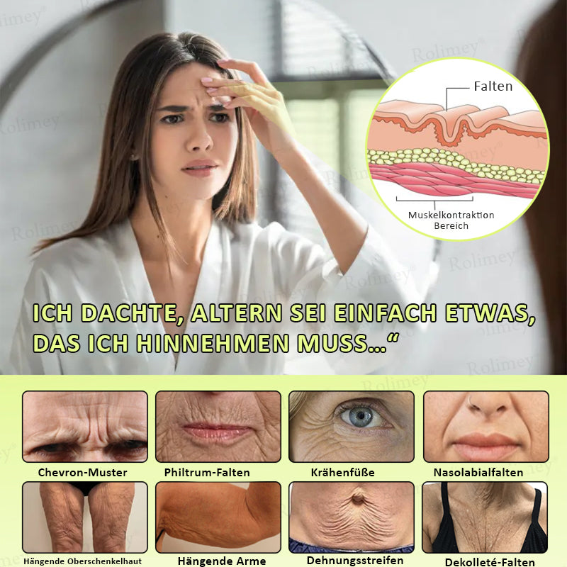 Jetzt jugendliche Haut zurückgewinnen 🍀Rolimey® Botox & Vita-A Retinol Shot Falten-Lift Straffungscreme